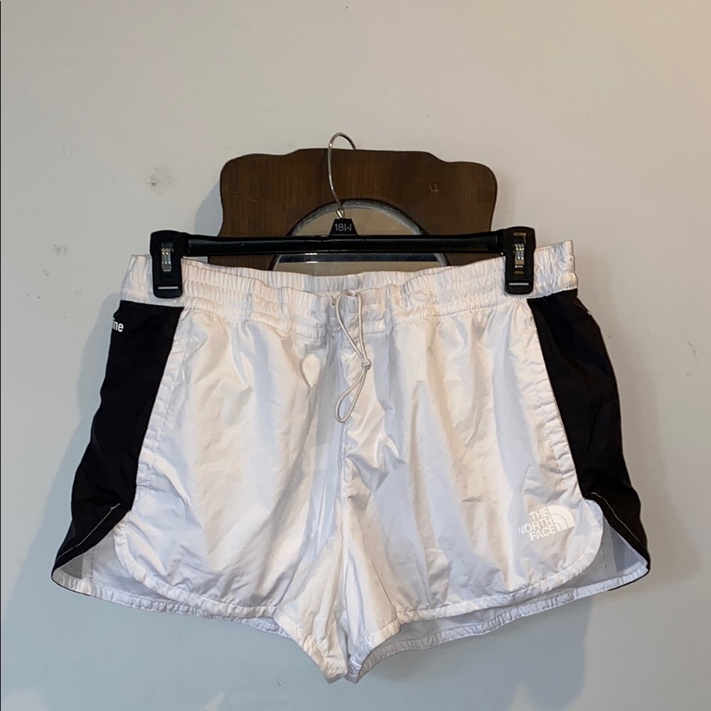 The North Face Women’s White and Black Shorts
